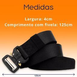 Cinto Tático com Fivela de Metal - 5