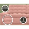 Sofá Confort 1,80m Assento Retrátil e Reclinável Velosuede Rose - NETSOFAS - 5