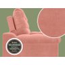 Sofá Confort 1,80m Assento Retrátil e Reclinável Velosuede Rose - NETSOFAS - 7
