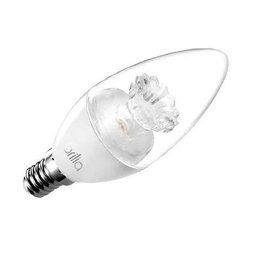 Lâmpada Led Vela Dimerizável E14 Transparente Amarela - Brilia 433485 - 1