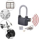 Ver imagem 3 de Cadeado com Alarme 2 em 1 Sensor Movimento Anti Roubo Sirene 110db Haste Longo Curto Moto Portao