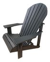 Ver imagem 2 de Cadeira Pavão Adirondack Jardim Externa Cinza Patativa Adirondack Pavão
