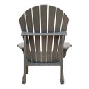 Ver imagem 3 de Cadeira Pavão Adirondack Jardim Externa Cinza Patativa Adirondack Pavão