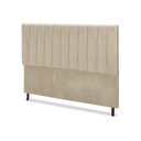 Ver imagem 2 de Cabeceira Estofados Solteiro Quarto 90cm Lilian Suede Bege Madelina Decor