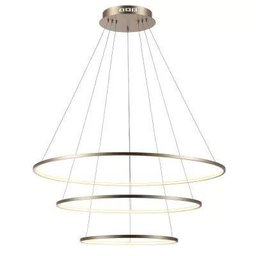 Pendente Rings Birdie Anéis Dourado Led 39W 3000K Bivolt KW002G Bella - 1