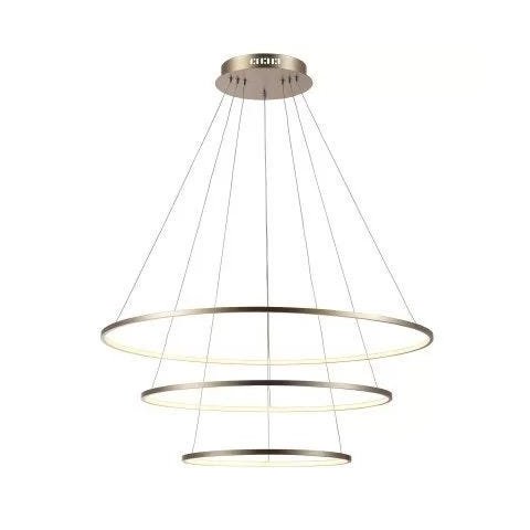 Pendente Rings Birdie Anéis Dourado Led 39W 3000K Bivolt KW002G Bella