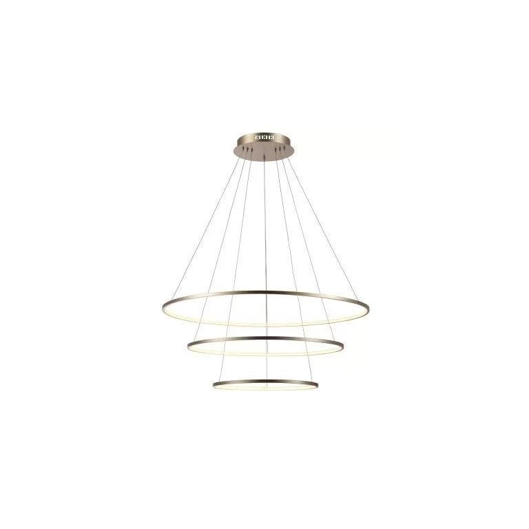 Pendente Rings Birdie Anéis Dourado Led 39W 3000K Bivolt KW002G Bella