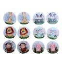 Ver imagem 4 de Jogo da Memória Infantil Animais Fofinhos 6 Pares para Crianças de 2 a 3 Anos