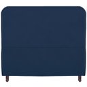 Ver imagem 4 de Cabeceira Casal Queen Estofada para Cama Box Lizza Veludo Azul Marinho