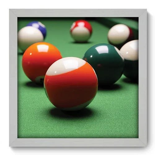 Quadro Decorativo - Bilhar - 036qdeb - 1