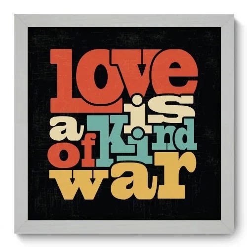 Quadro Decorativo - Kind of War - 028qdrb - 1