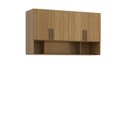 Ver imagem 1 de Armário Aéreo Modulado para Quarto 4 Portas 170cm 100% MDF Trend Altezza