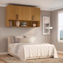 Ver imagem 2 de Armário Aéreo Modulado para Quarto 4 Portas 170cm 100% MDF Trend Altezza