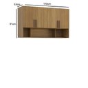 Ver imagem 4 de Armário Aéreo Modulado para Quarto 4 Portas 170cm 100% MDF Trend Altezza