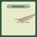 Ver imagem 4 de 10 Ripas Sarrafos 1x7x50 Cm Madeira de Pinus Artesanato