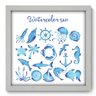 Quadro Decorativo - Watercolor Sea - 030qdkb - 1