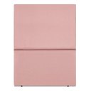 Ver imagem 1 de Cabeceira Cama Box Organica Solteiro 90cm Luna Suede C/frame Rosa