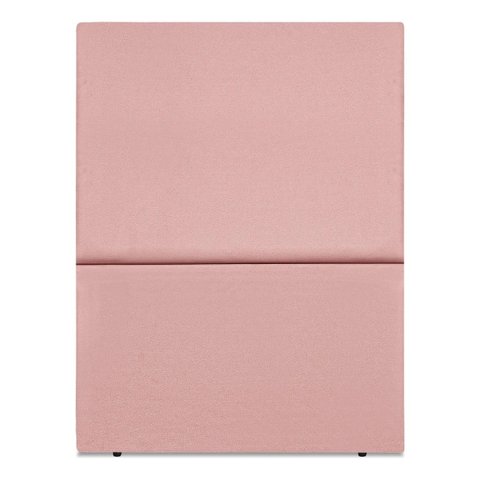 Cabeceira Cama Box Organica Solteiro 90cm Luna Suede C/frame Rosa