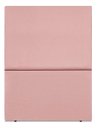 Ver imagem 1 de Cabeceira Cama Box Organica Solteiro 90cm Luna Suede C/frame Rosa