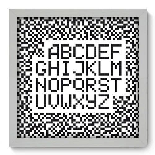 Quadro Decorativo - Alfabeto - 194qdrb - 1