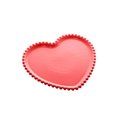 Ver imagem 4 de Prato Porcelana Coração Beads Vermelho Bon Gourmet 25 Cm