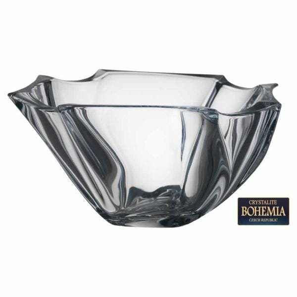 Centro De Mesa De Cristal Bohemia Modelado Neptum - 1