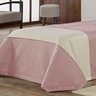 Cobre Leito Solteiro Menina Suiça Tecido Micro Fibra Prático 3 Peças - Rosê - 3