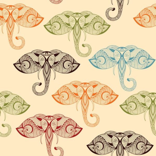 Papel de Parede Adesivo - Elefantes - 026pps - 2