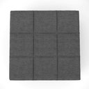 Ver imagem 7 de Puff Decorativo para Sala de Estar Quadrado Milano 90x90cm W01 Linho Cinza Escuro - Lyam Decor