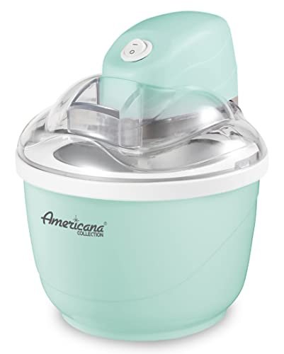 Elite Gourmet Máquina de Sorvete Elétrica 1qt com Tigela Freezável (menta)