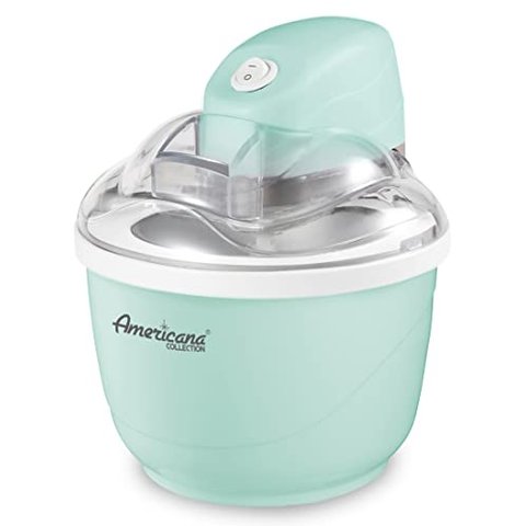 Elite Gourmet Máquina de Sorvete Elétrica 1qt com Tigela Freezável (menta)