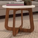 Ver imagem 2 de Mesa de Centro para Sala de Estar 59 Cm 4498 Off White Cedro Arly