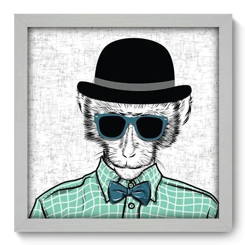 Quadro Decorativo - Macaco - 243qdsb - 1