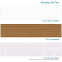 Ver imagem 7 de Dormitório Infantil Elô Guarda Roupa, Cômoda e Berço Branco Brilho/amêndoa - Móveis Peroba