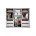Ver imagem 4 de Guarda Roupa Casal 6 Portas 8 Gavetas - Himalaia-branco - Móveis Novo Horizonte