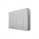 Ver imagem 2 de Guarda Roupa Casal 6 Portas 8 Gavetas - Himalaia-branco - Móveis Novo Horizonte
