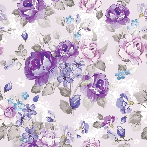 Papel de Parede Adesivo - Flores - 104ppf - 2