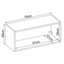 Ver imagem 4 de Armário Aéreo para Cozinha Firenze 1 Porta Demóbile