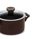 Ver imagem 2 de Caçarola Clear 16 Cm 1,5 L Indução Chocolate Ceraflame