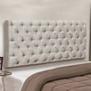 Ver imagem 3 de Cabeceira Painel Cristal para Cama Box Casal 2,50 m Kaki Shine 2523 - D'Rossi