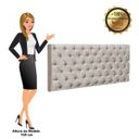 Ver imagem 4 de Cabeceira Painel Cristal para Cama Box Casal 2,50 m Kaki Shine 2523 - D'Rossi