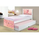 Ver imagem 3 de Cama Bicama Juvenil Adesivada Pig com Colchões