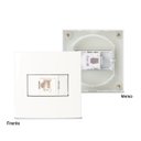 Ver imagem 5 de Tomada para Moveis Rj45 Cat5 70x70 Branca Sleek Margirius Cor:branca