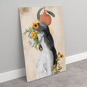 Ver imagem 7 de Quadro Decorativo Mulher Fashion Flores e Frutas Sala Quarto Casa Escritório