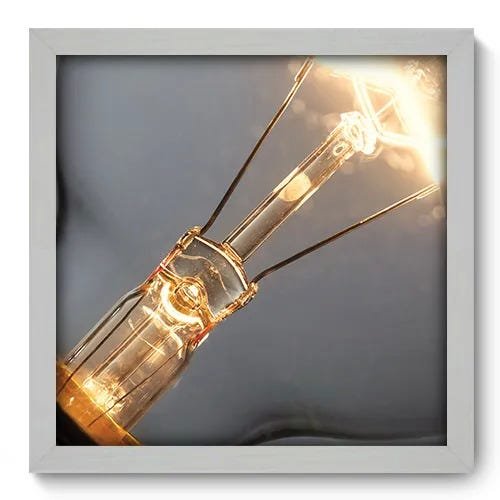 Quadro Decorativo - Lâmpada - 253qddb - 1
