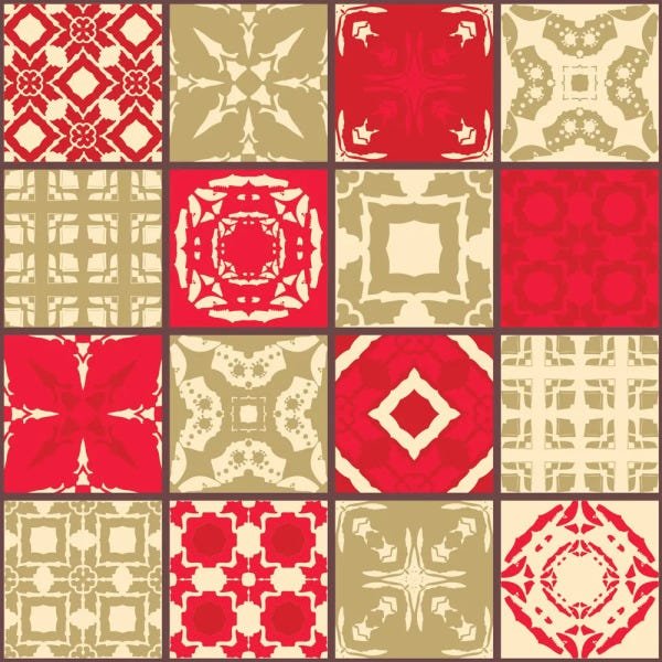 Papel de Parede Adesivo - Azulejos - 032ppz - 2