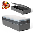 Ver imagem 2 de Cama Box Baú com Colchão de Espuma D45 Pillow Top Fort Comfort Solteiro 88cm