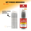 Ver imagem 2 de 5 Pincel Redondo P/ Madeira Papel Tela e Vidro - 5504 Condor