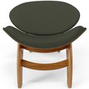 Ver imagem 3 de Kit 4 Poltronas Decorativa Orgânica Sala Living Kadosh L02 Linho Verde Musgo - Lyam Decor
