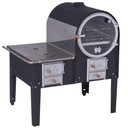 Ver imagem 1 de Forno a Lenha Grande 80 Cm com Fogão F751 Fornellar